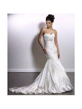 Sottero and Midgley Collection Adorae-JSM1307LU White Wedding Dress‎ - Size 2